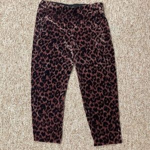 J Crew Women’s Pants Cheetah/Leopard Print 8P